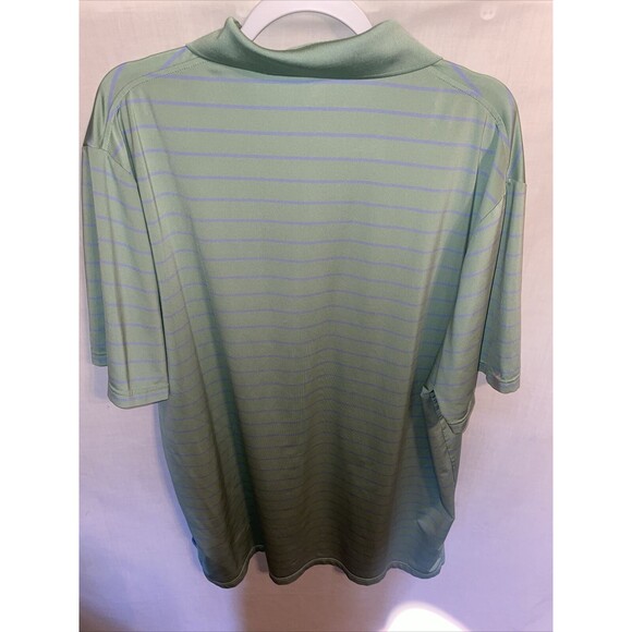Ralph Lauren RLX Polo Shirt Men’s Size XL Mint Green Striped Golf Tennis Walking - Picture 8 of 12